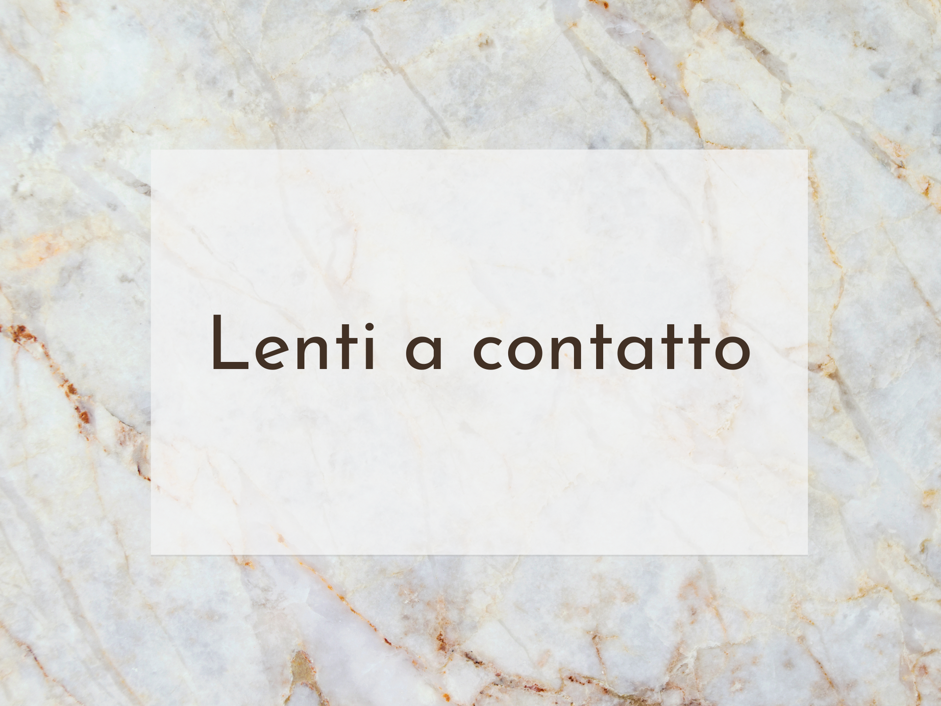 Lenti a contatto